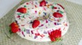 Pastel de Gelatina de mosaico (rebanada)