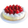 Cheesecake de fresa (rebanada)